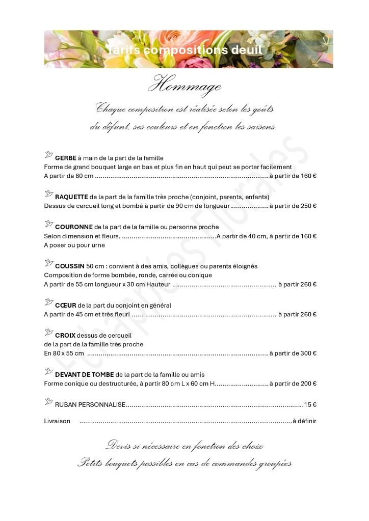 Composition Hommage