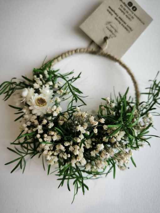Mini-couronne gypsophile