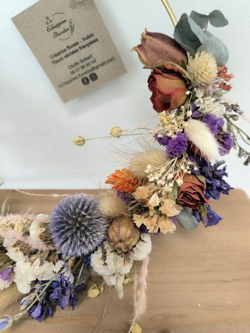 Couronne Arc en Fleurs