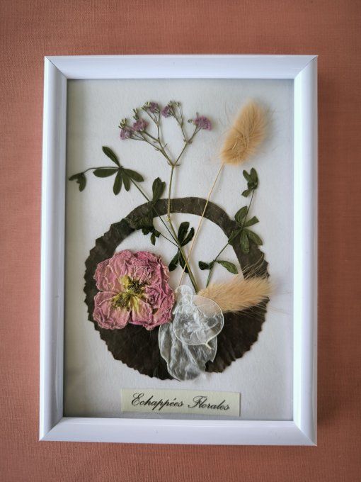 Fleurs pressées Panier